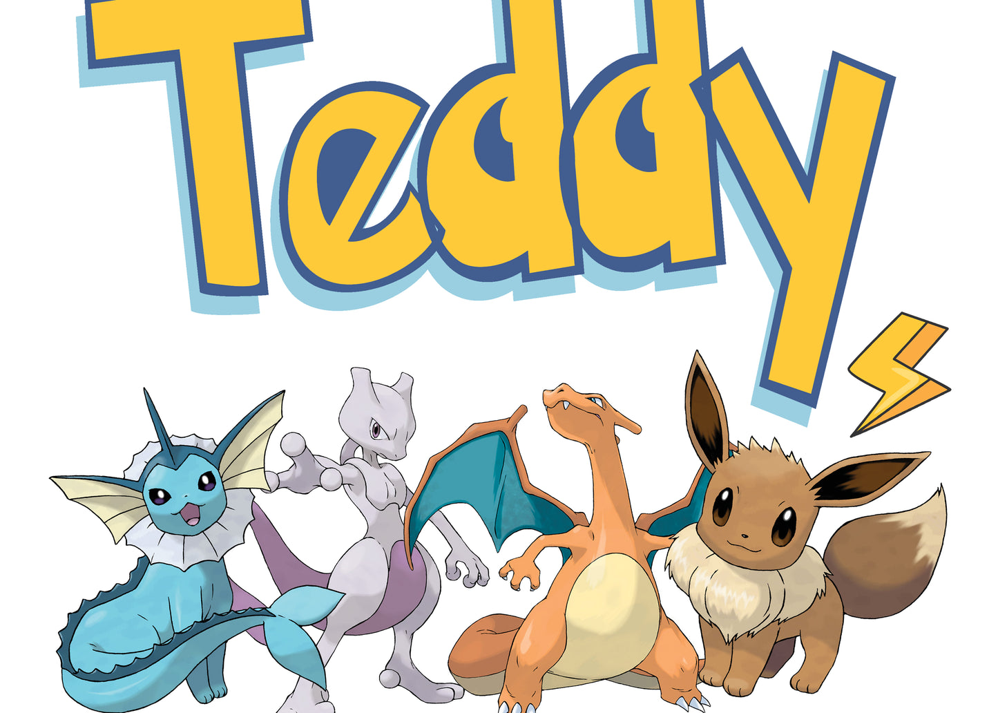 Set Of 3 Personalised Pokemon Prints