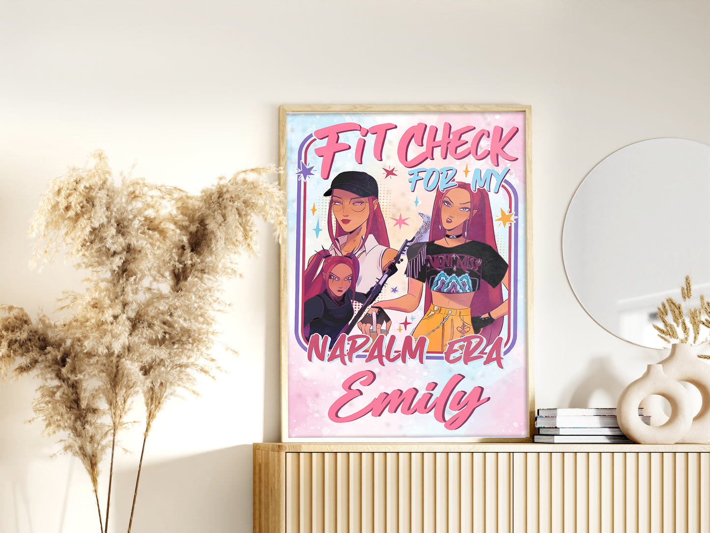 Kpop Custom Name Print