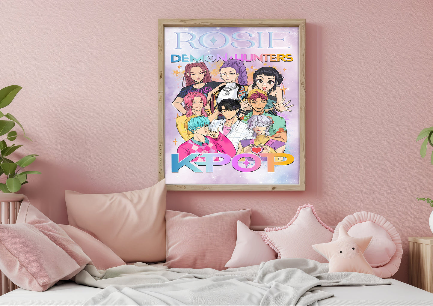 Kpop Custom Name Print