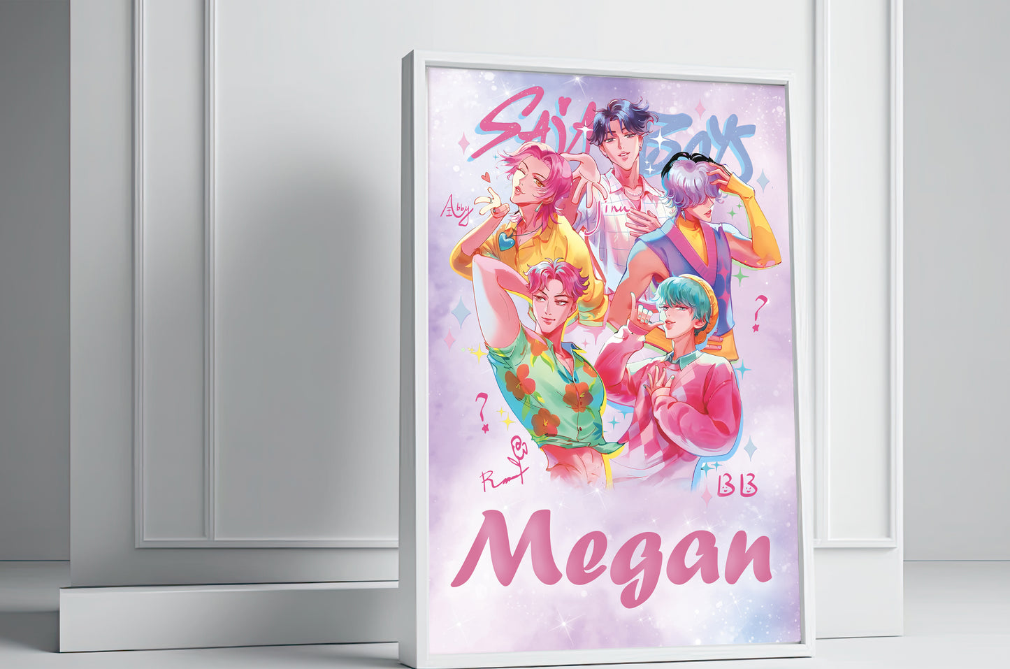 Kpop Saja Boys Custom Name Print