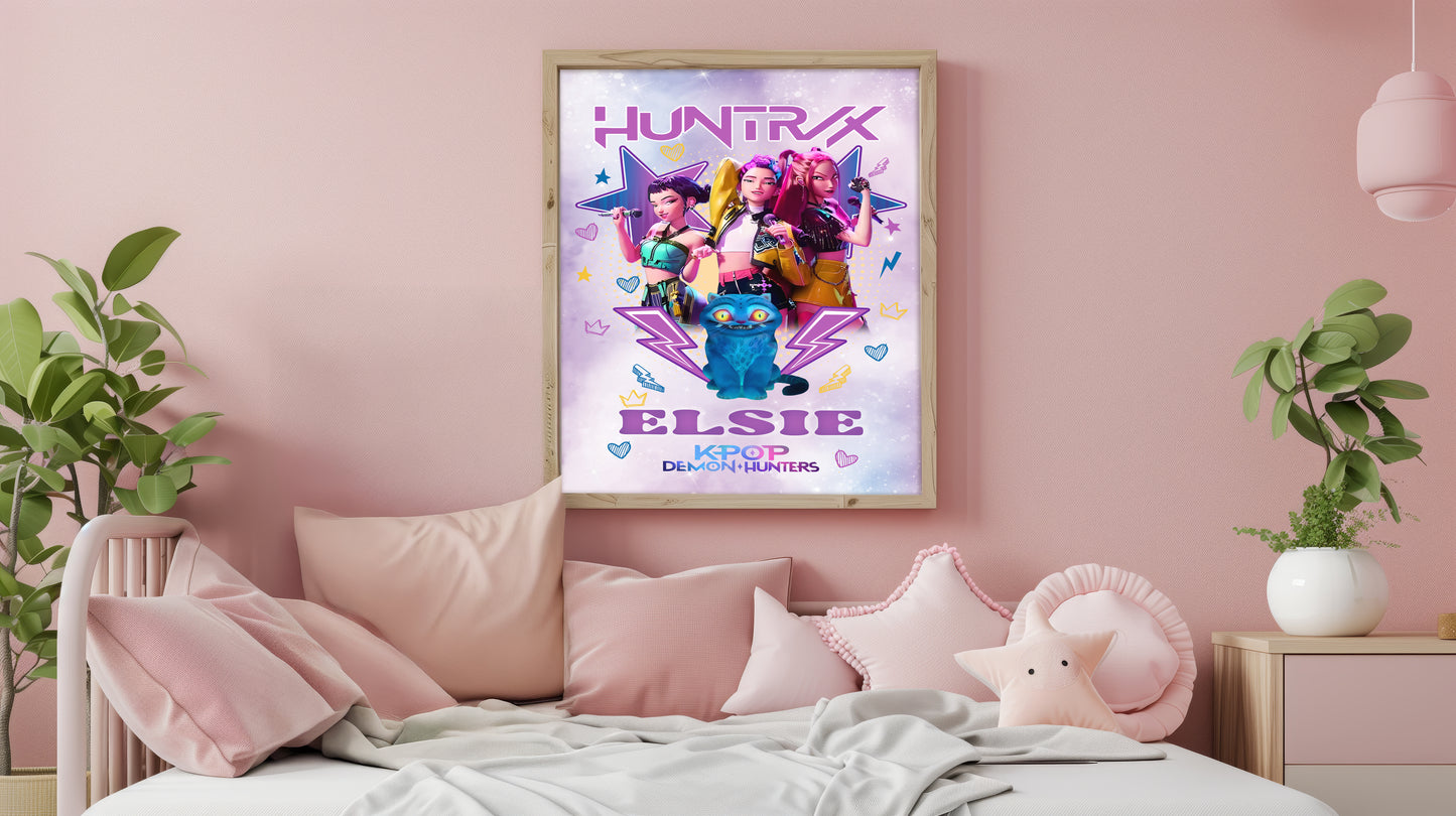 Kpop Custom Name Print