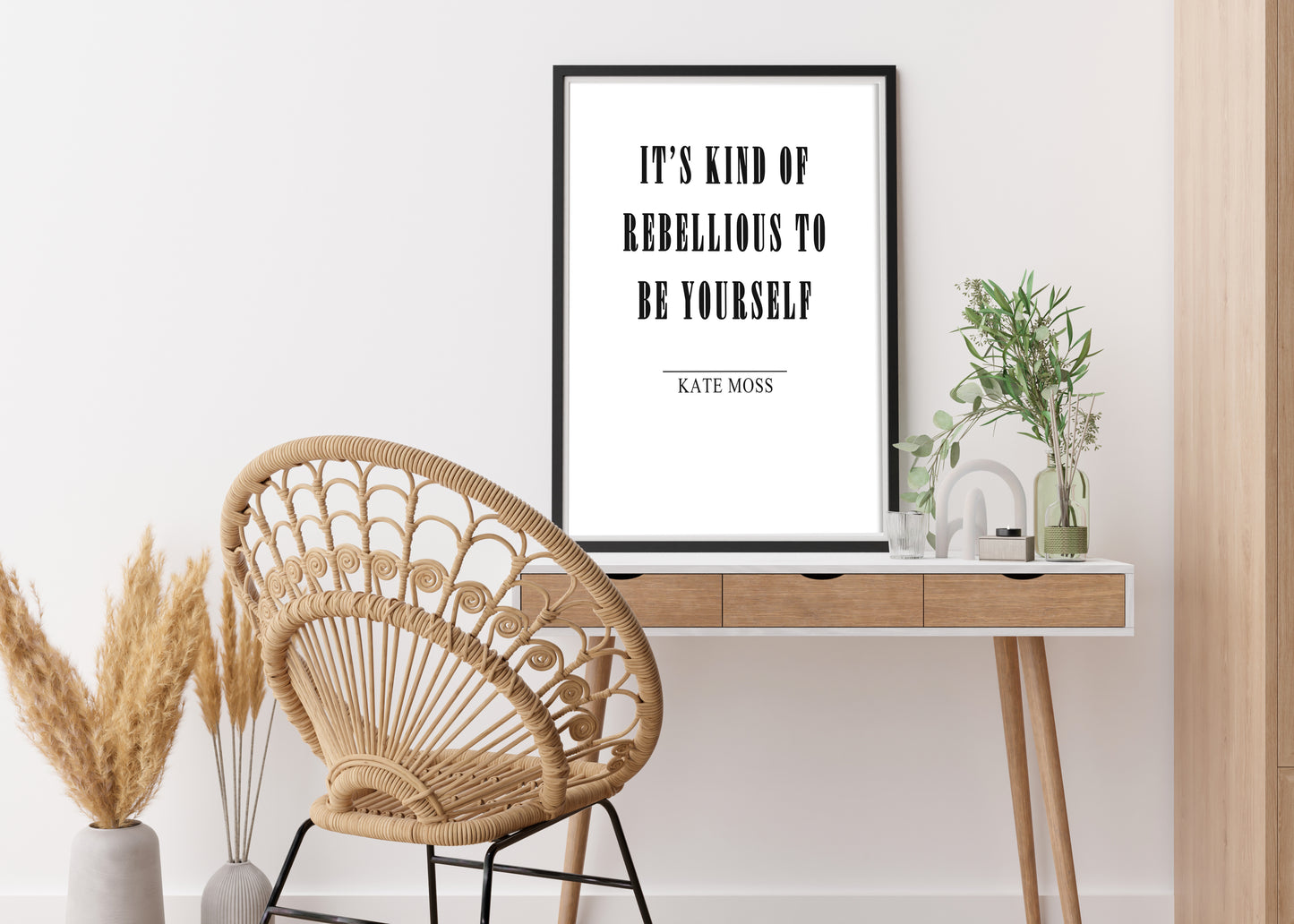 Kate Moss Quote Print