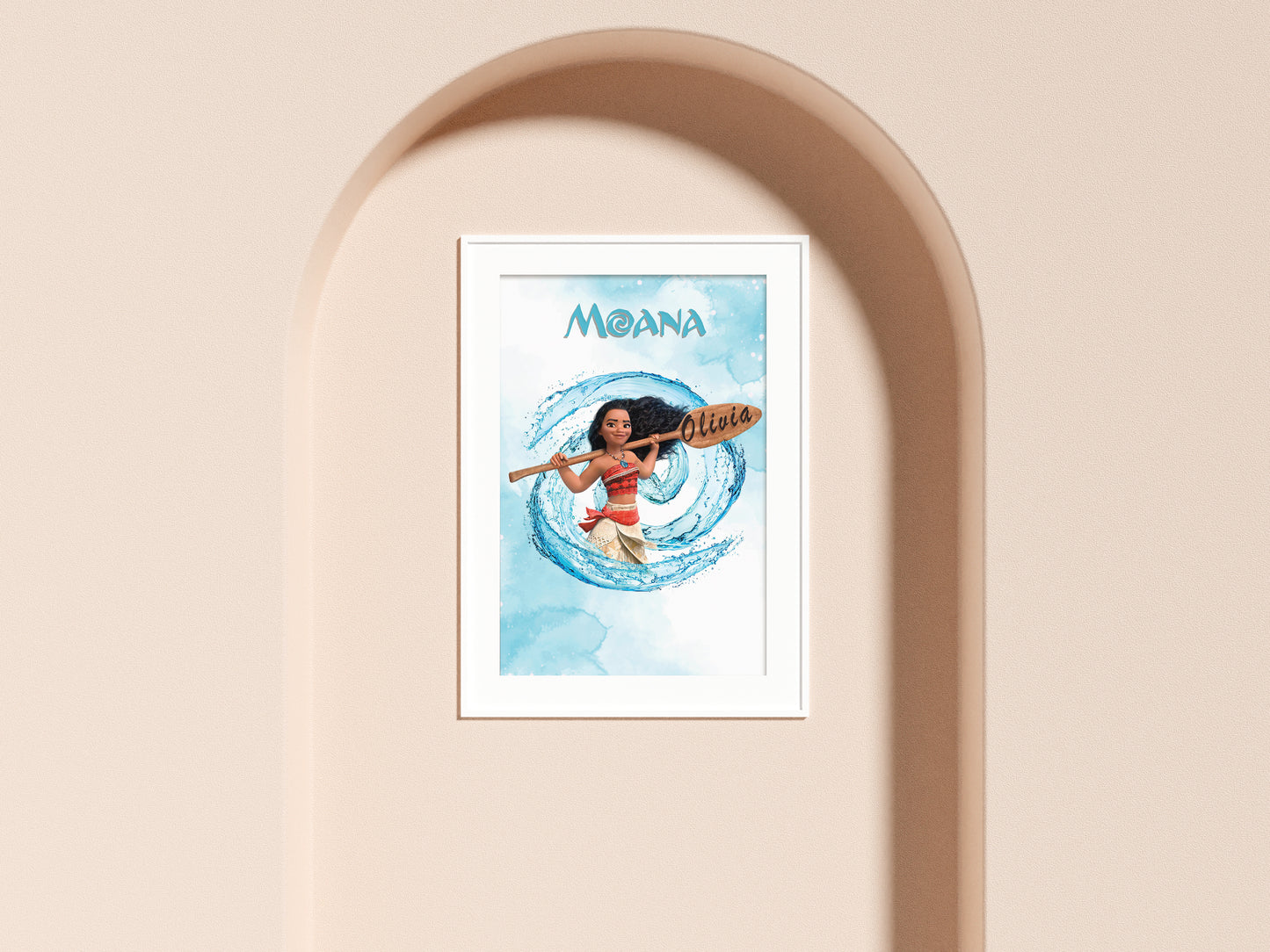 Moana Set Of 3 Personalised Prints