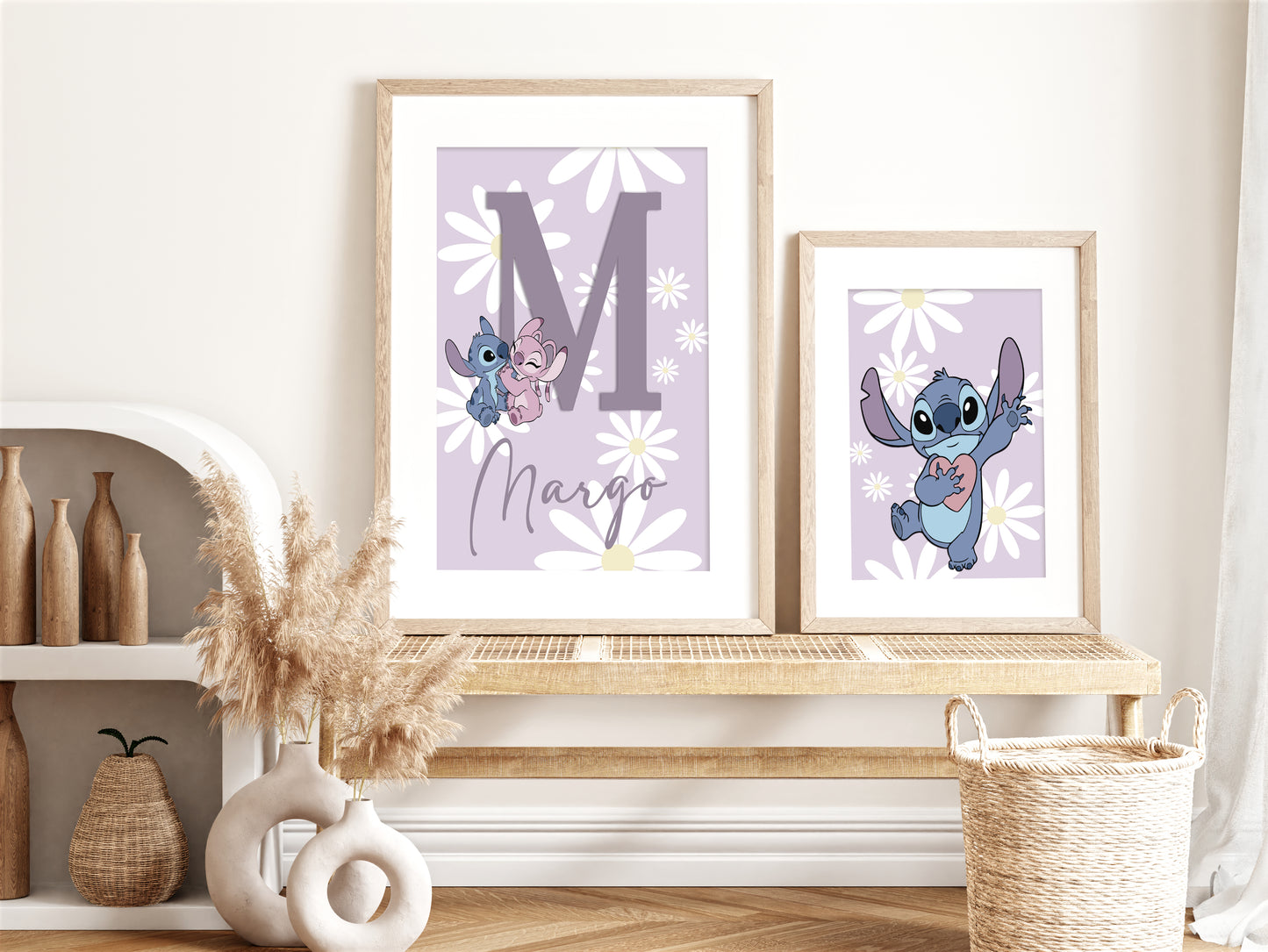 Daisy Lilo & Stitch Personalised Prints