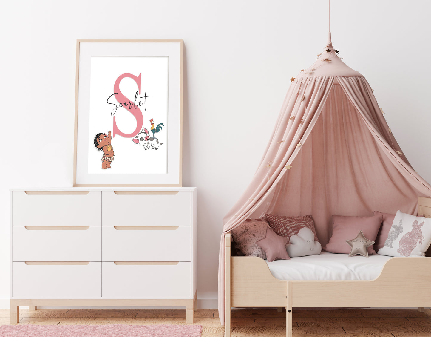 Moana Set Of 3 Personalised Prints