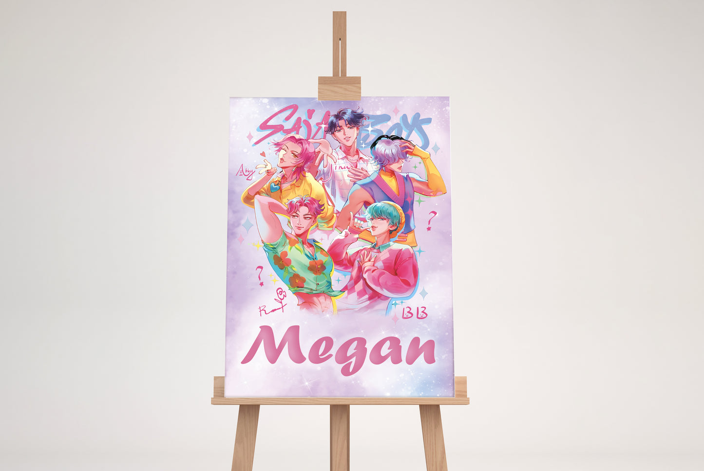 Kpop Saja Boys Custom Name Print