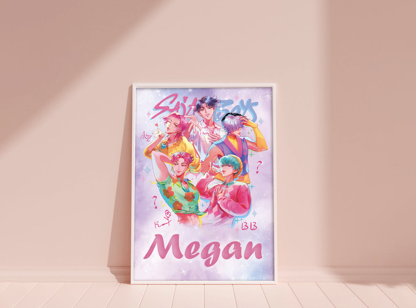 Kpop Saja Boys Custom Name Print