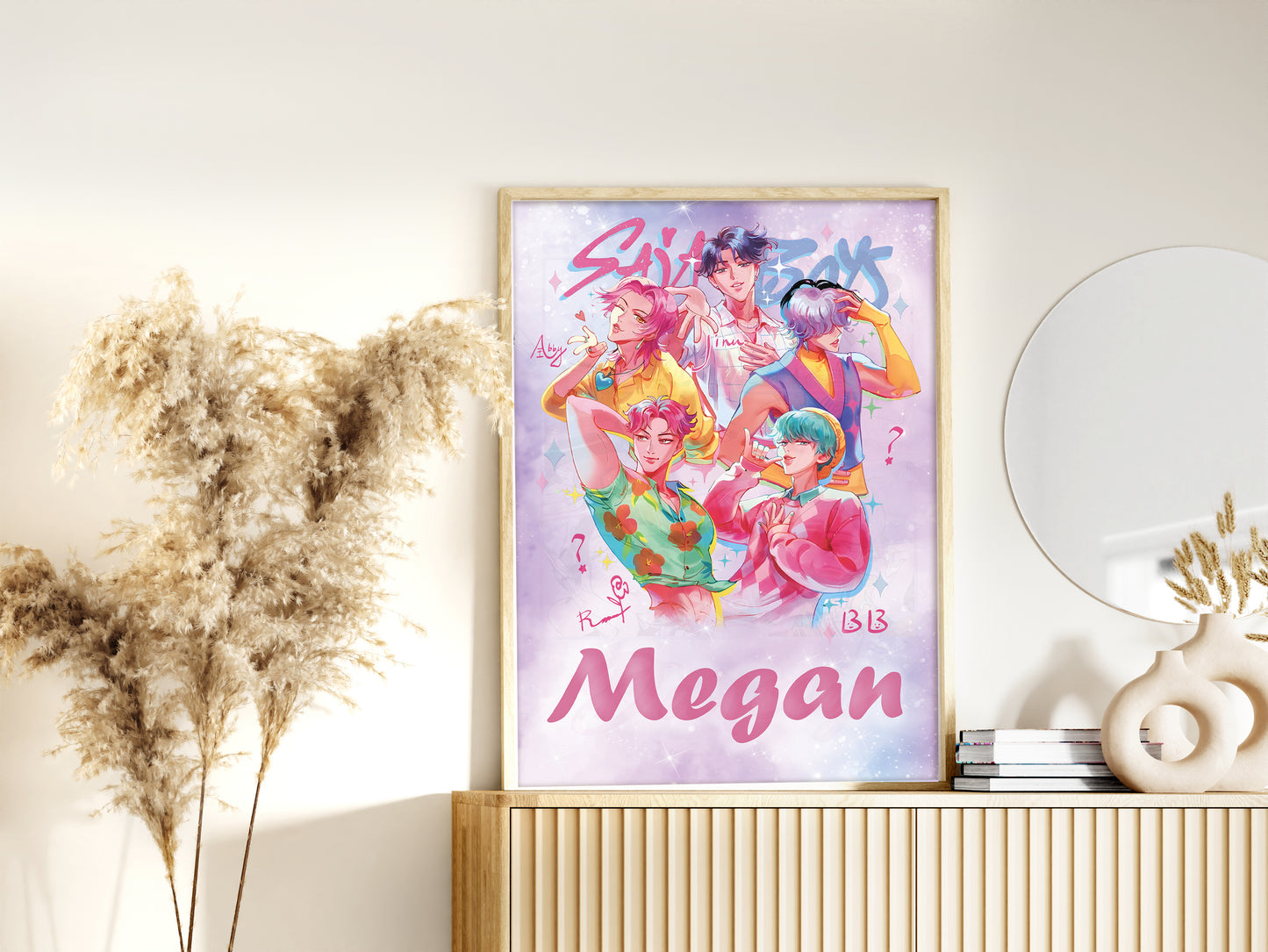 Kpop Saja Boys Custom Name Print