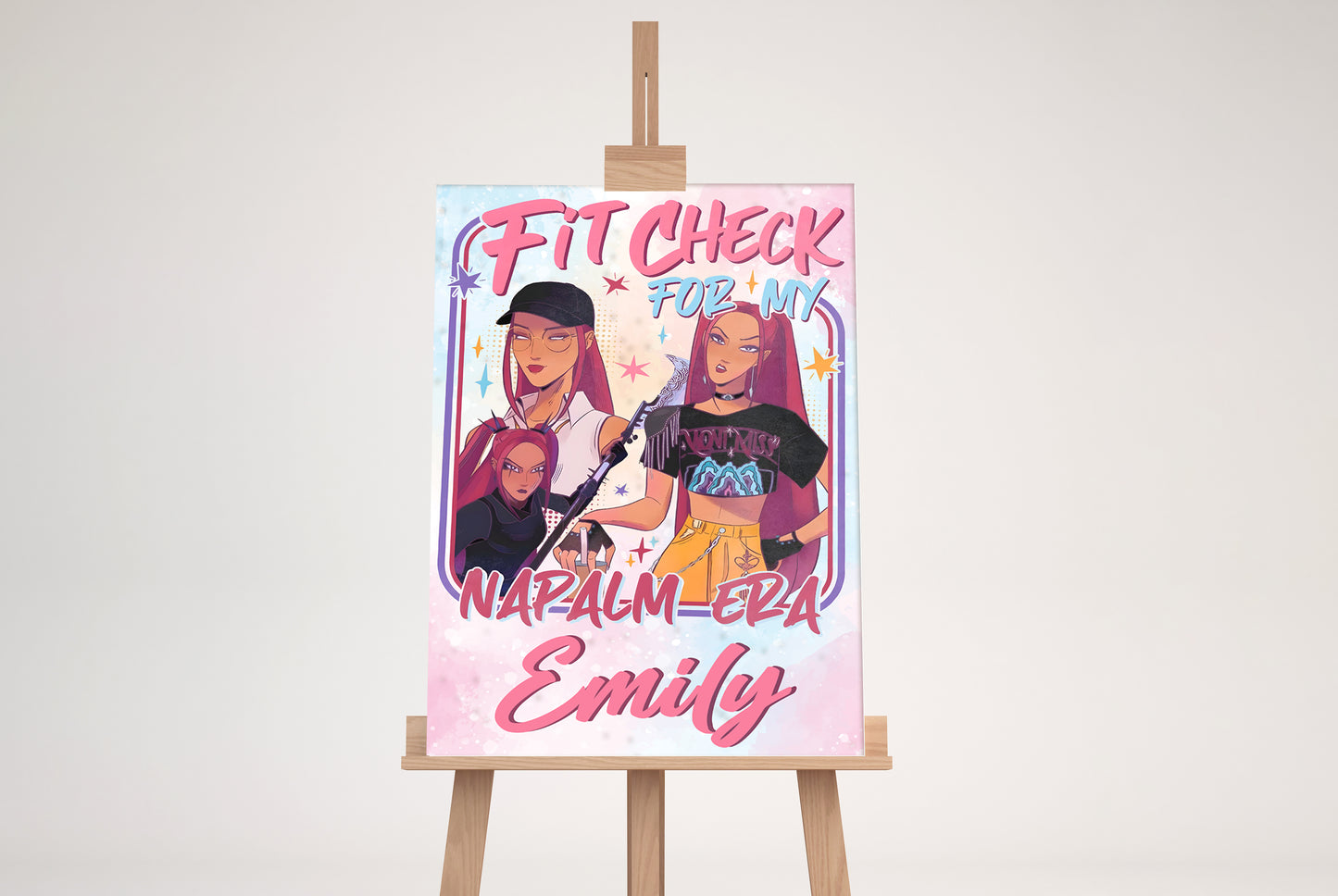 Kpop Custom Name Print