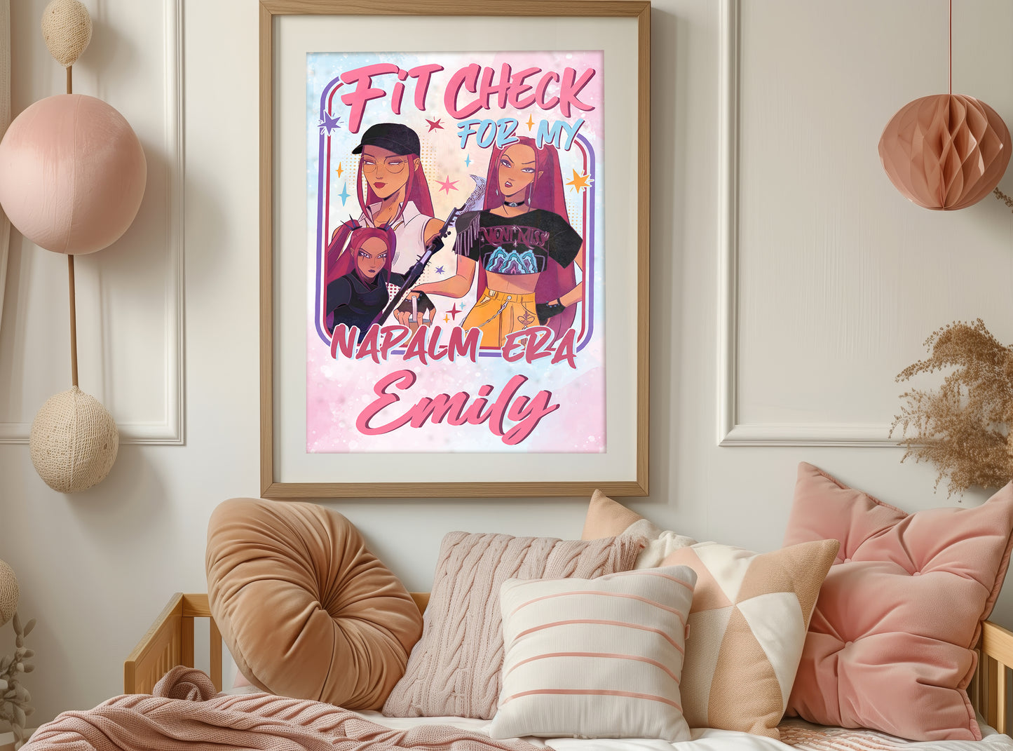 Kpop Custom Name Print