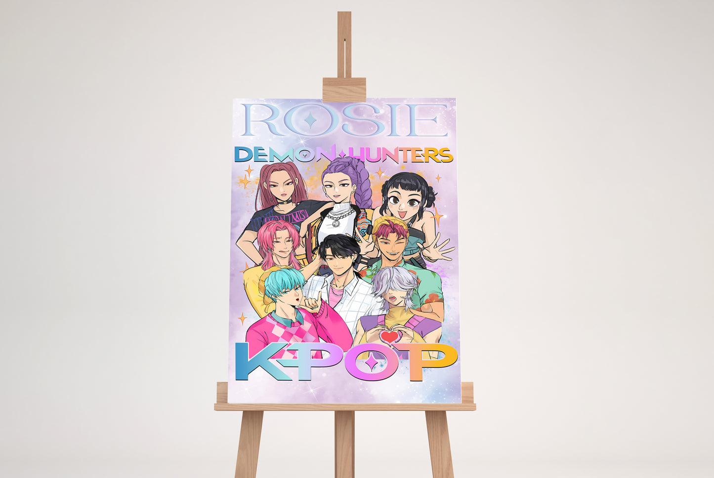 Kpop Custom Name Print