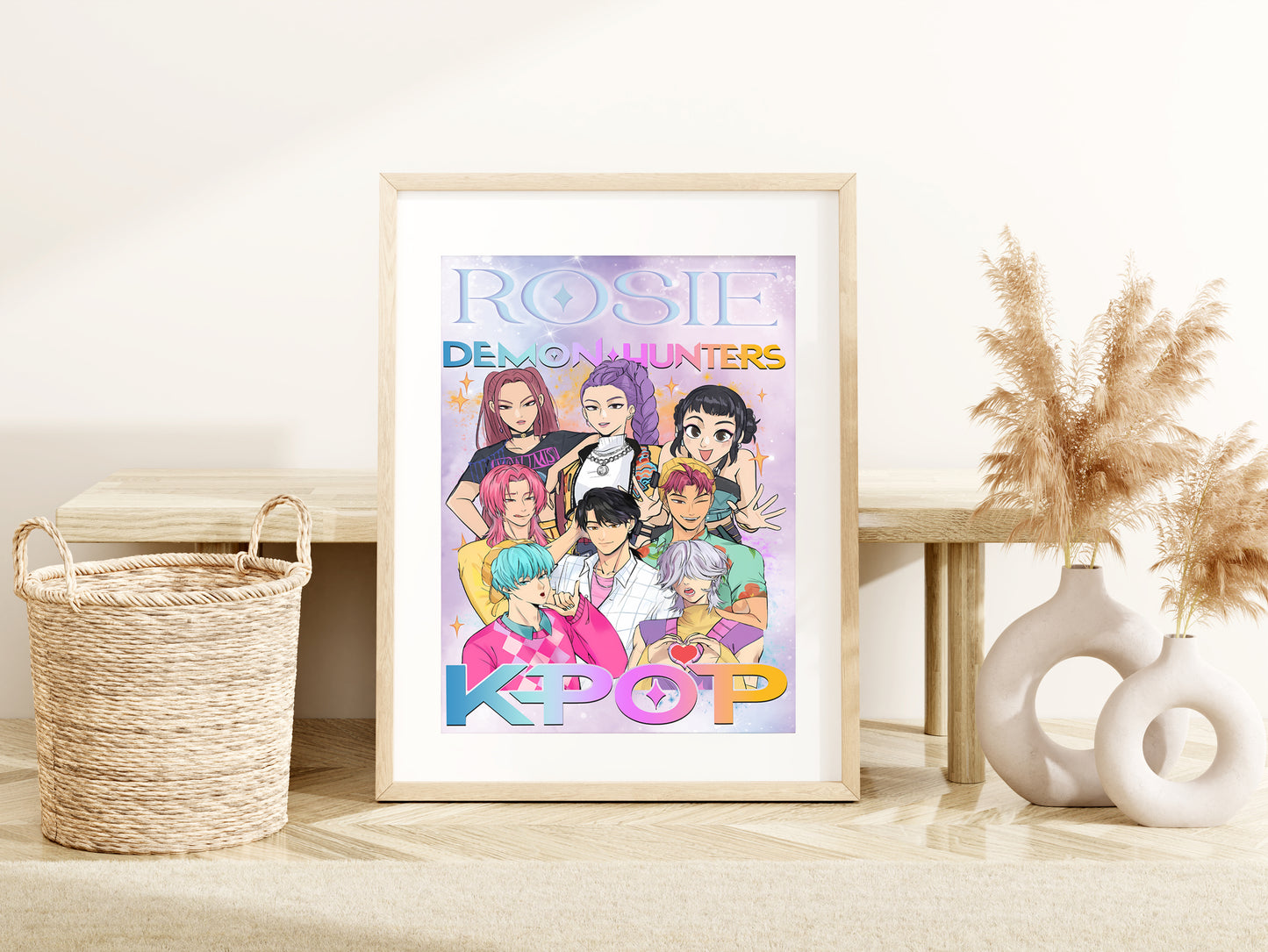 Kpop Custom Name Print