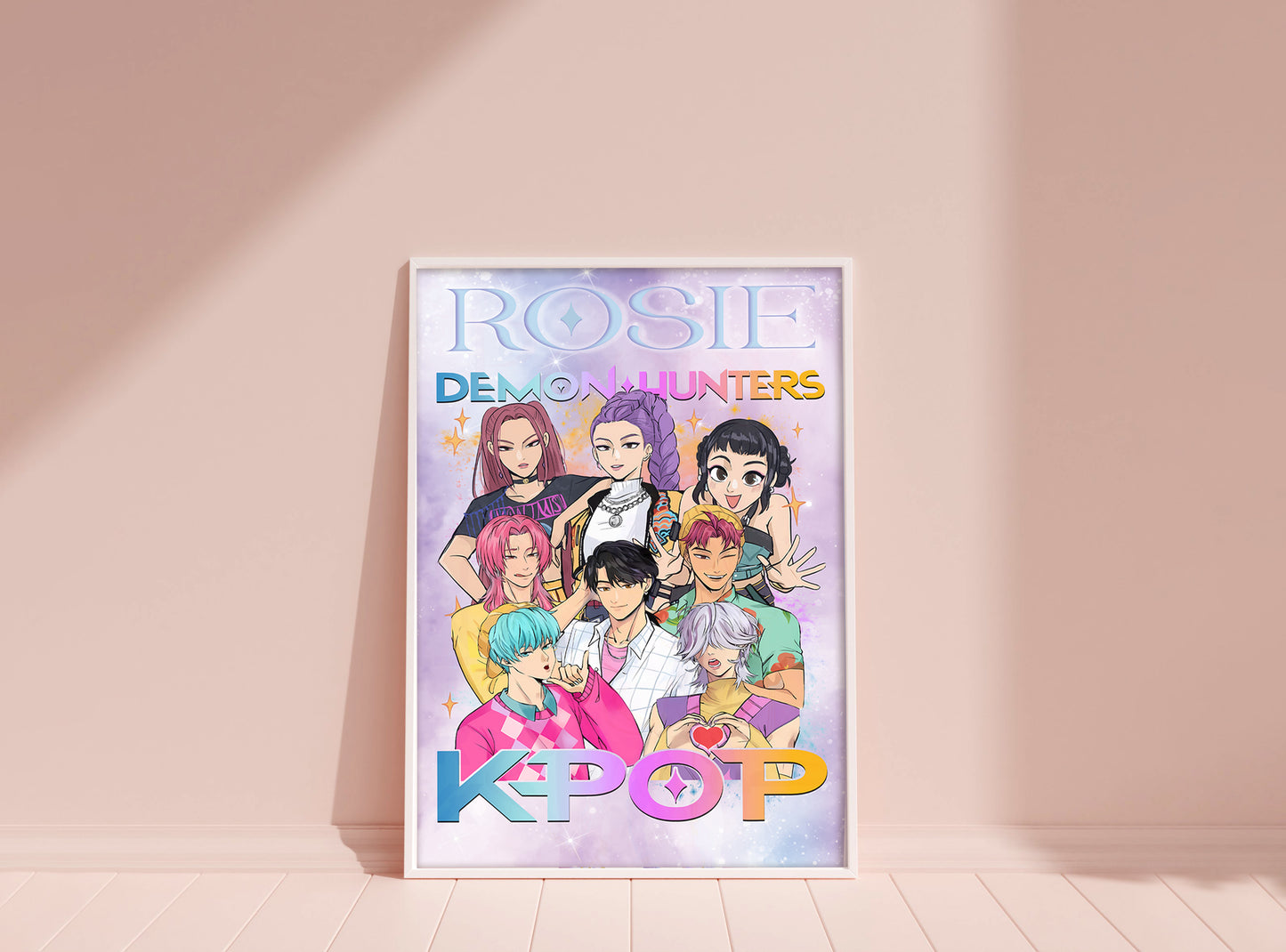 Kpop Custom Name Print