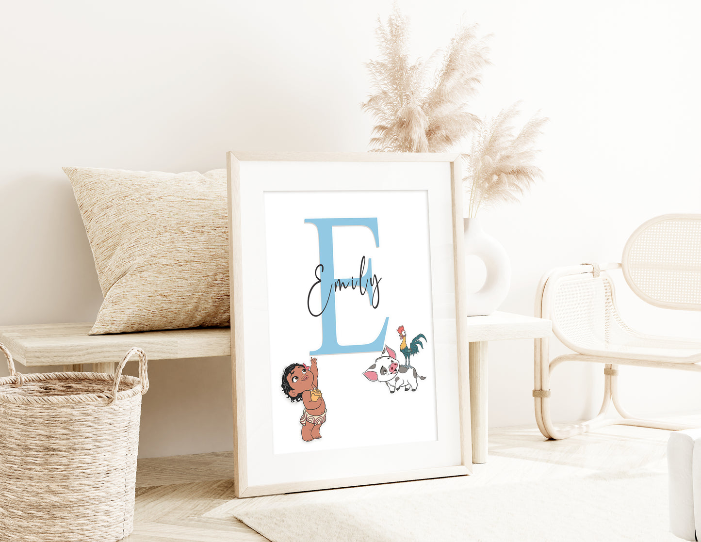 Moana Set Of 3 Personalised Prints