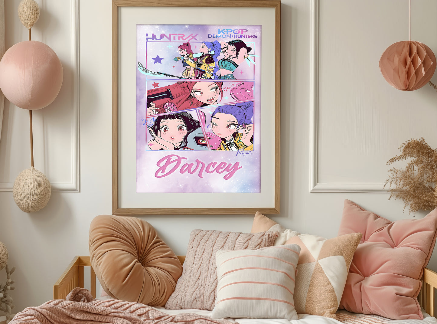 Kpop Custom Name Print