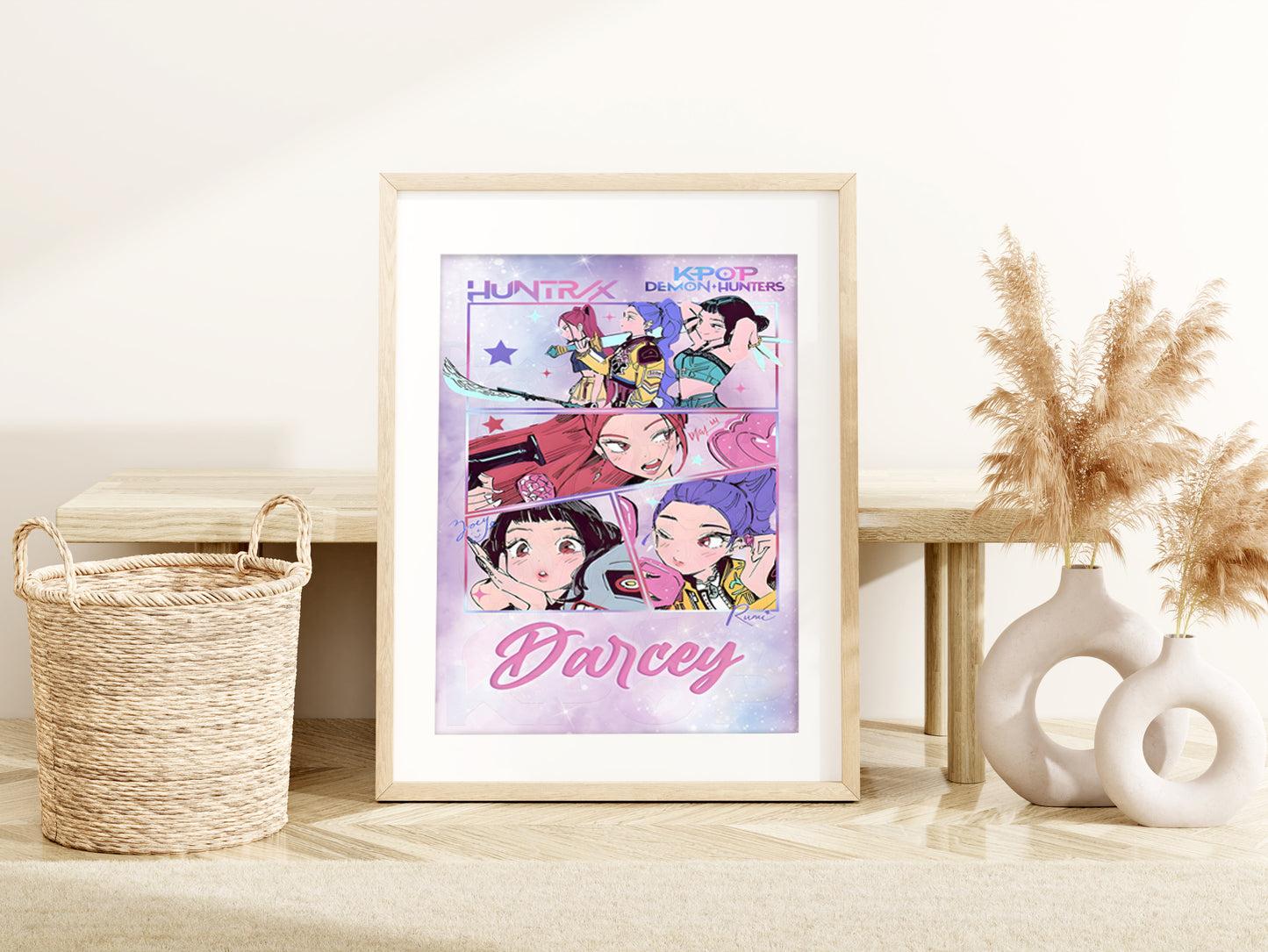 Kpop Custom Name Print