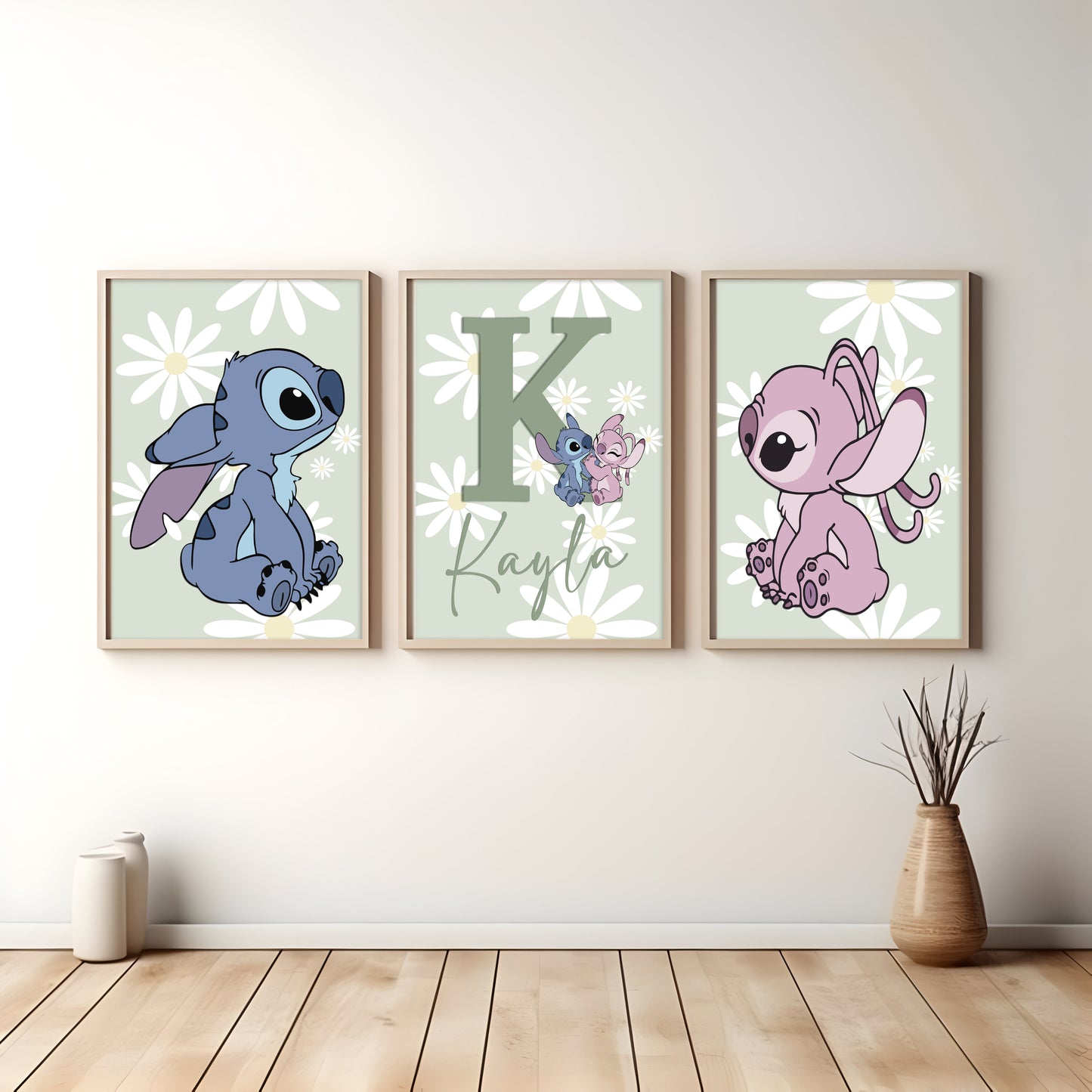 Daisy Lilo & Stitch Personalised Prints