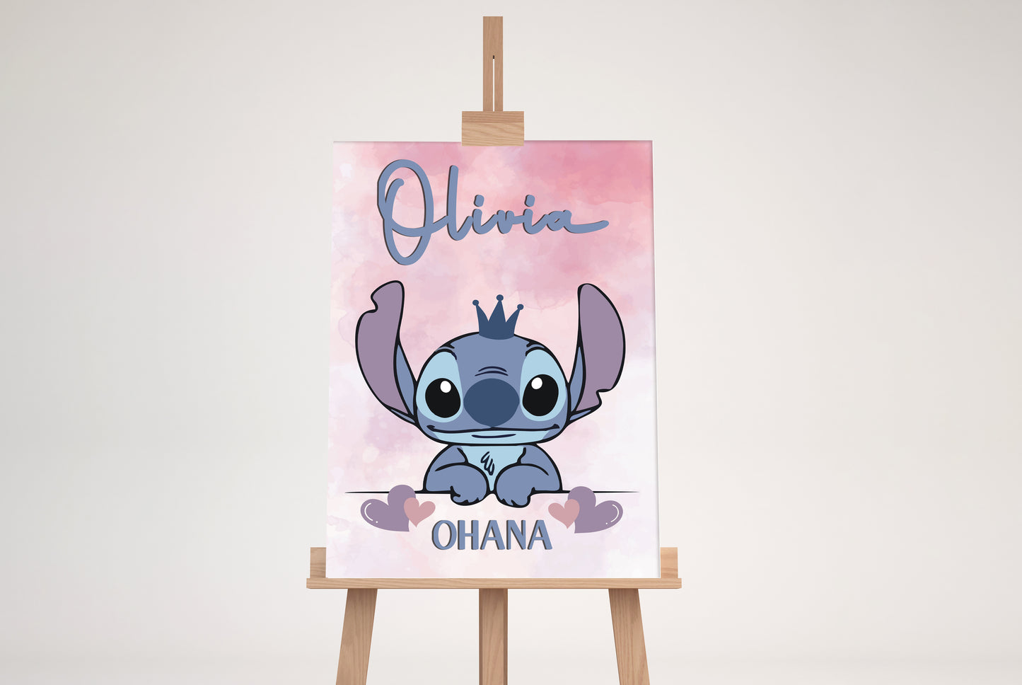 Stitch & Angel Set of 3 Name Prints