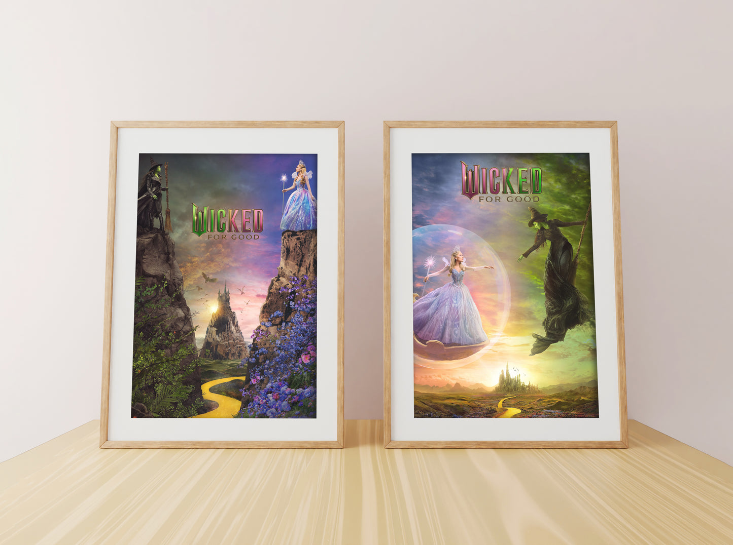 Pair Of Wicked For Good Movie Posters