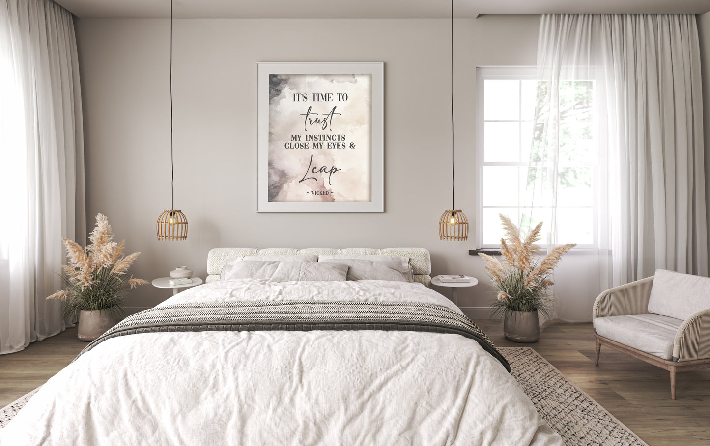 Wicked Trust My Instincts Quote Print