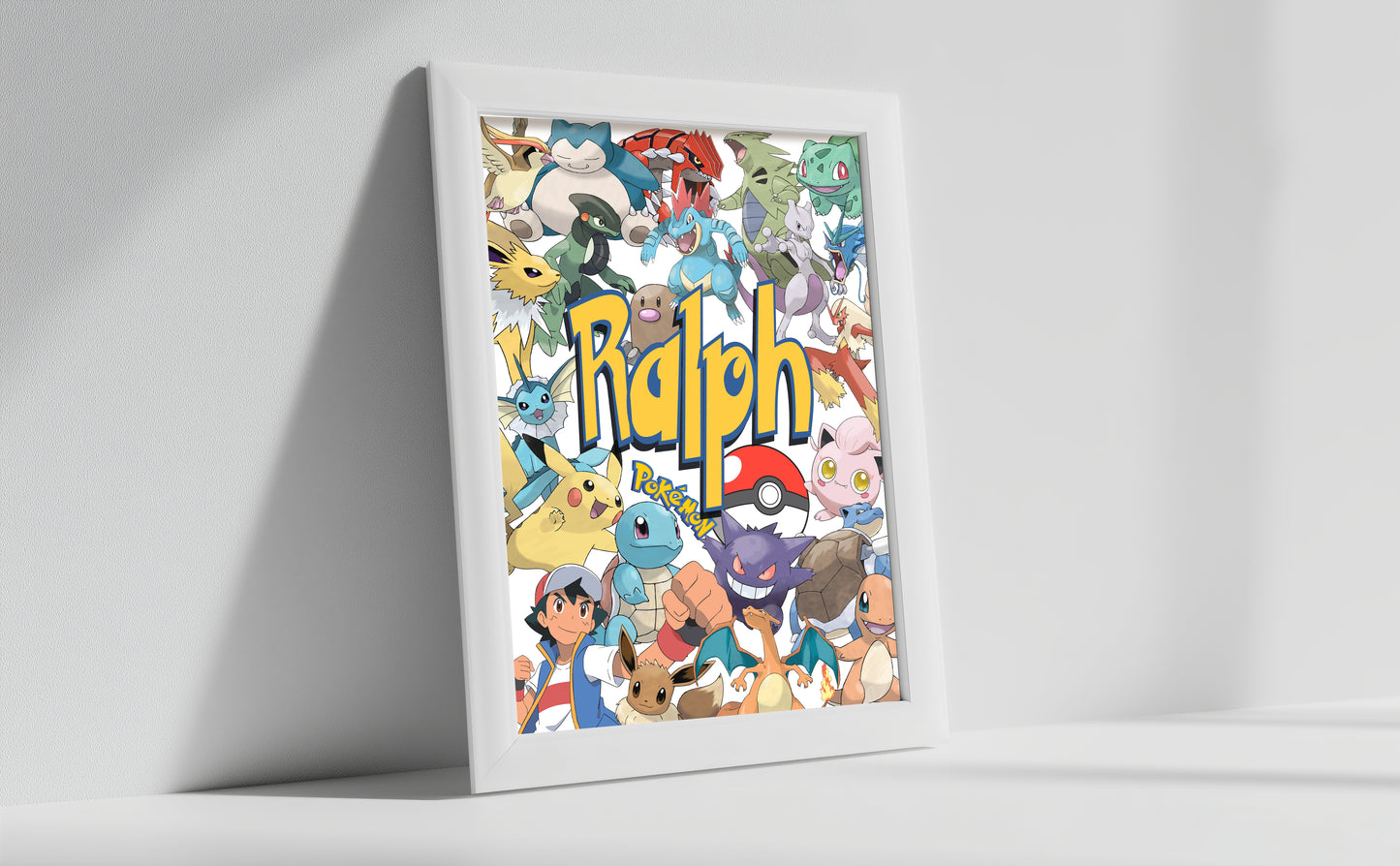 Pokemon Personalised Print