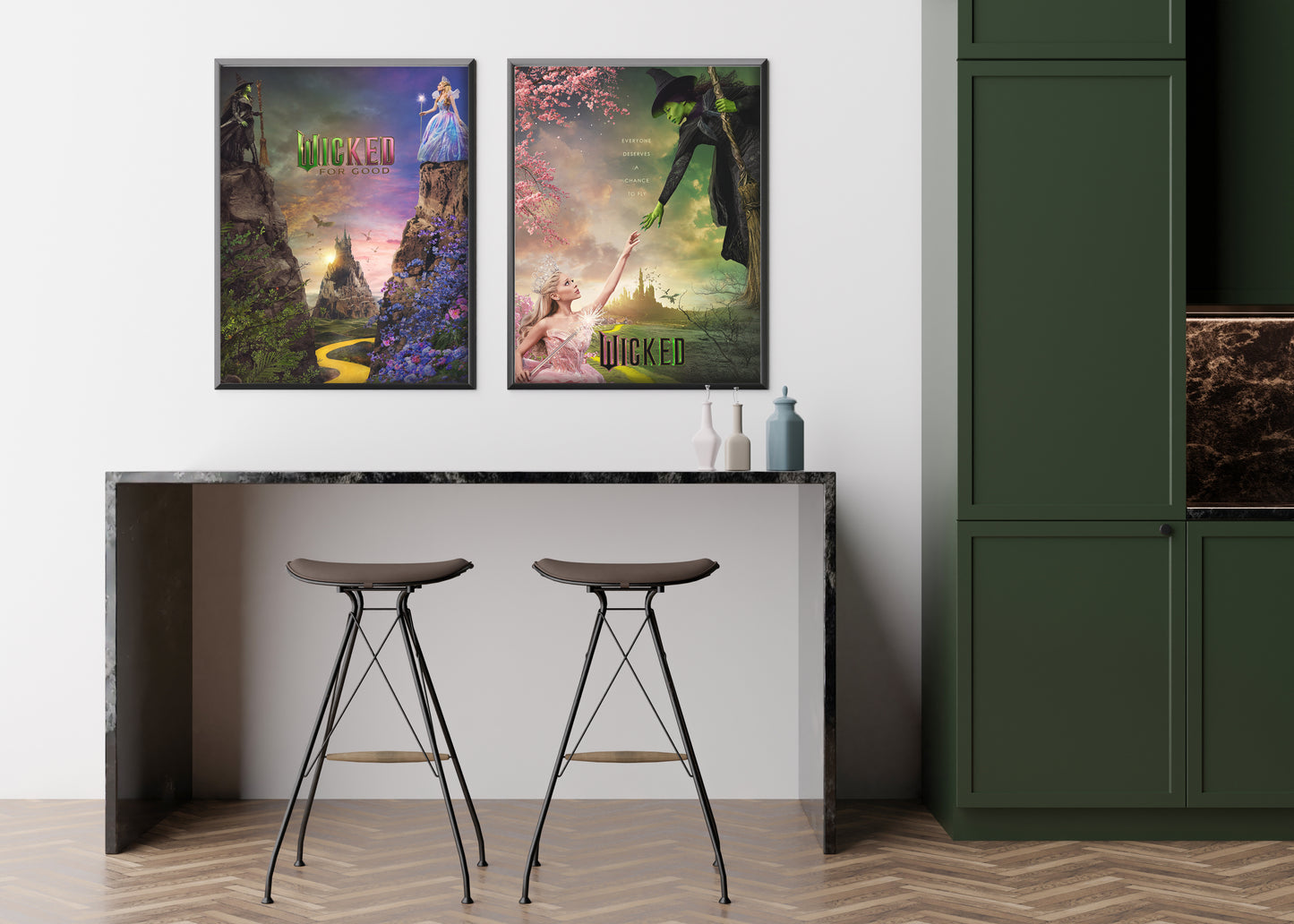 Pair Of Both Wicked Movie Posters