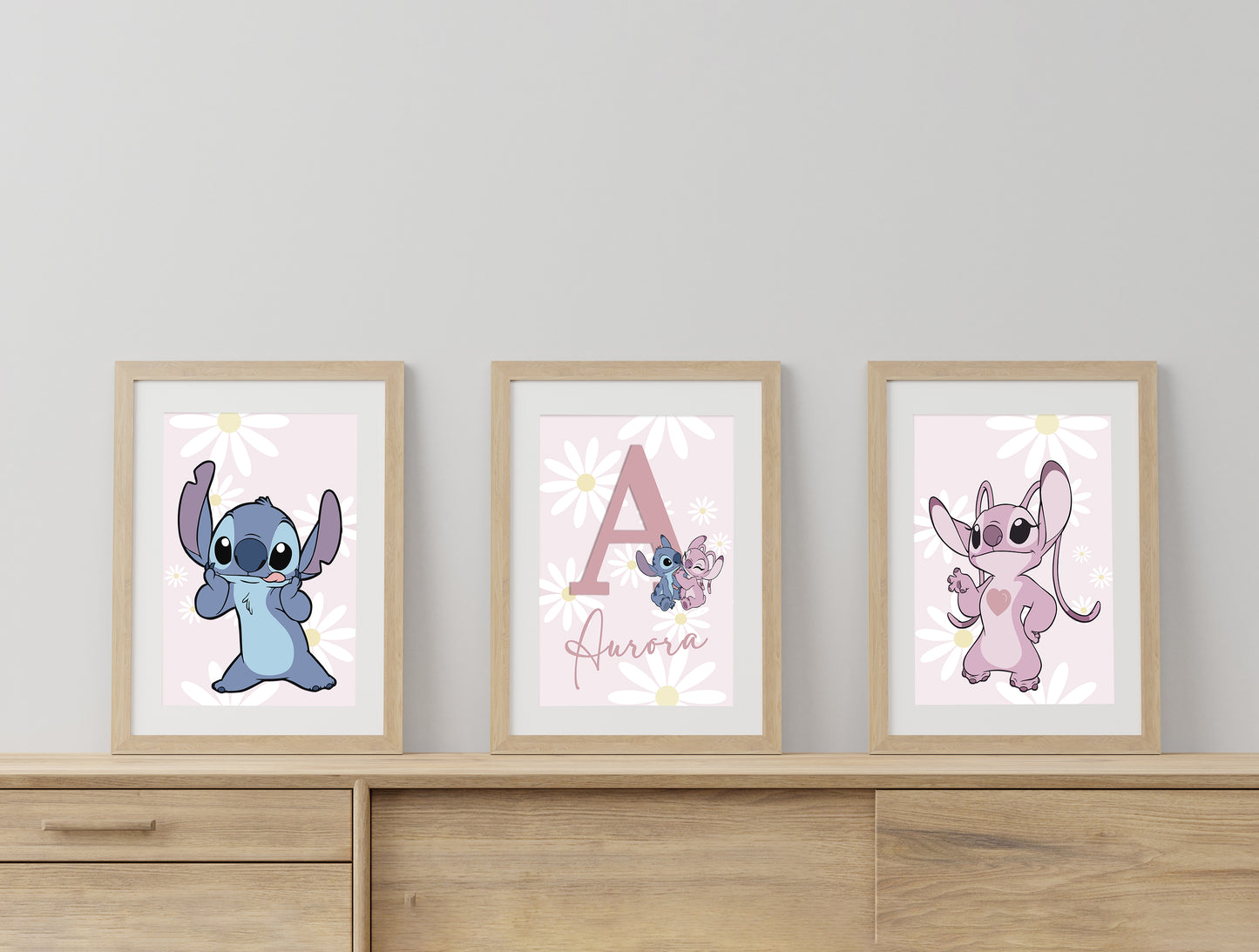 Daisy Lilo & Stitch Personalised Prints