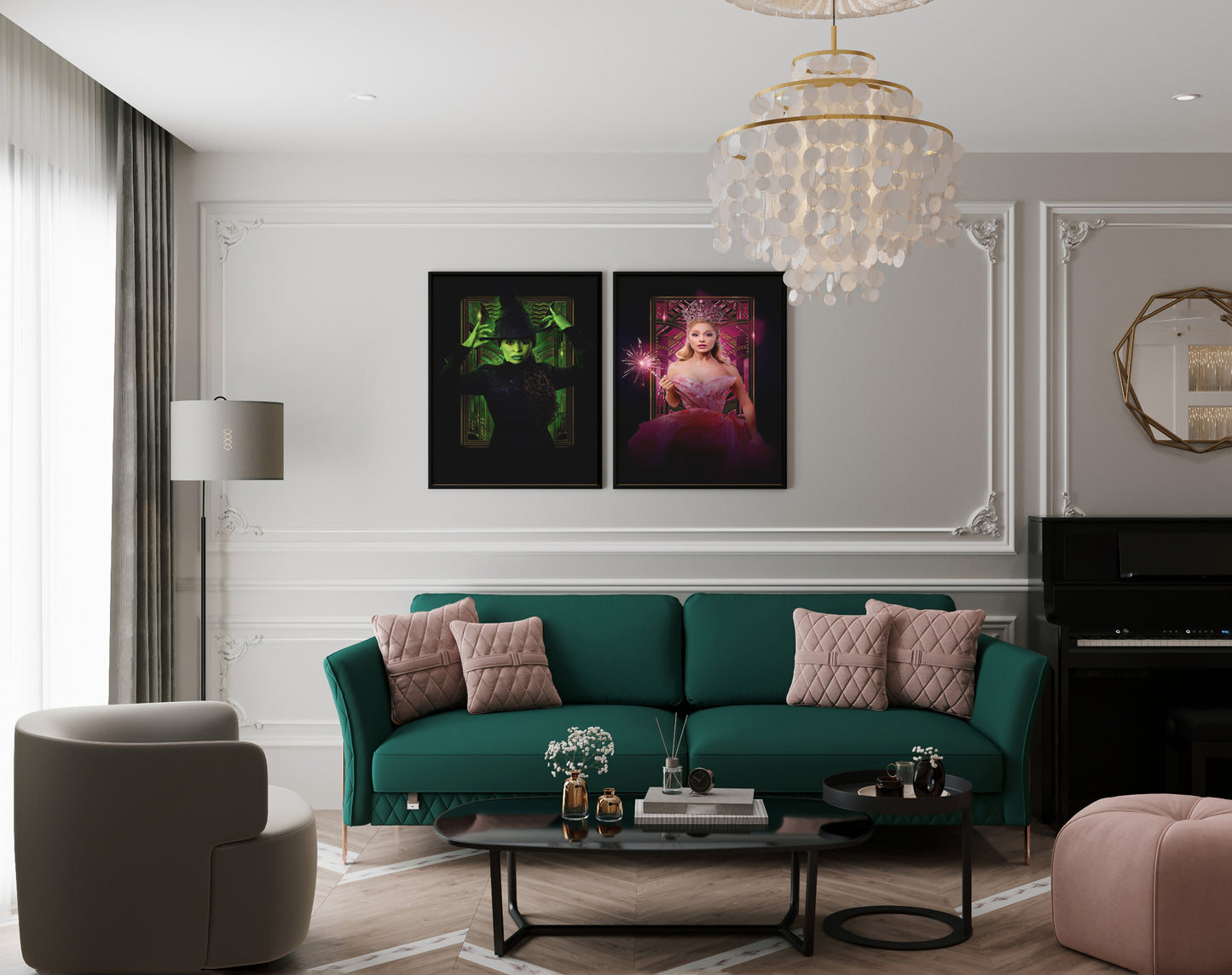 Pair Of Wicked For Good Movie Posters