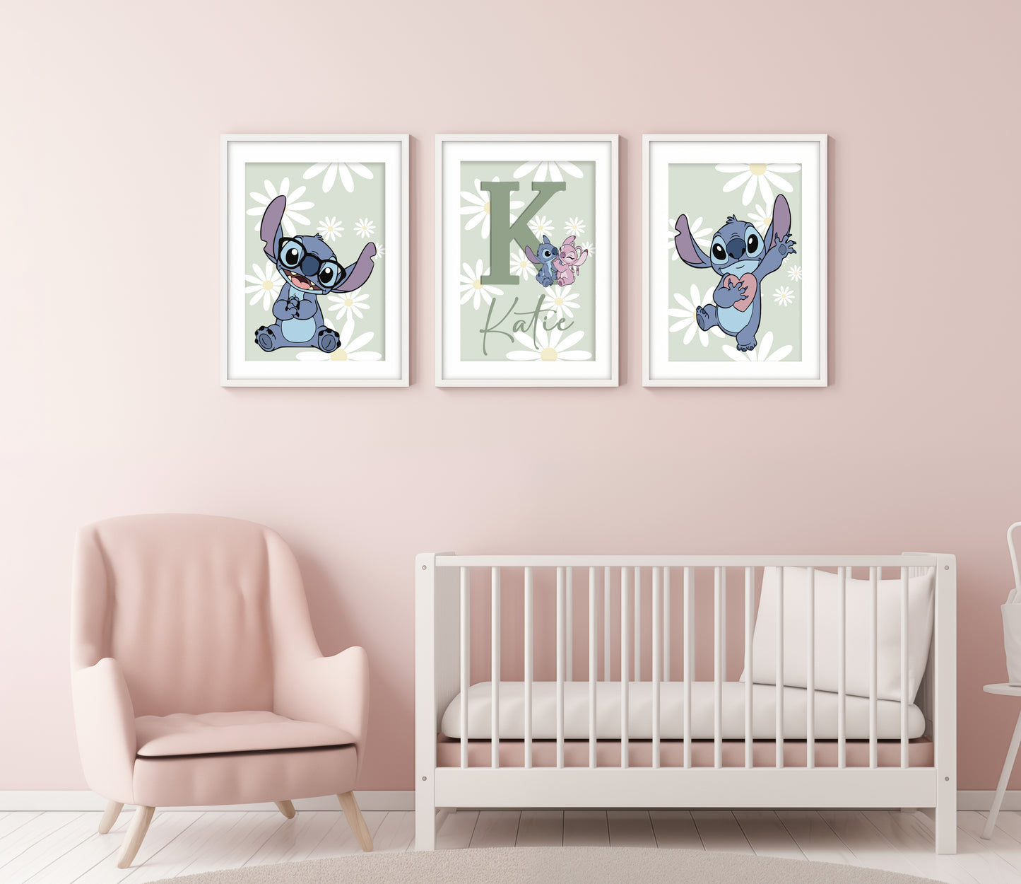 Daisy Lilo & Stitch Personalised Prints