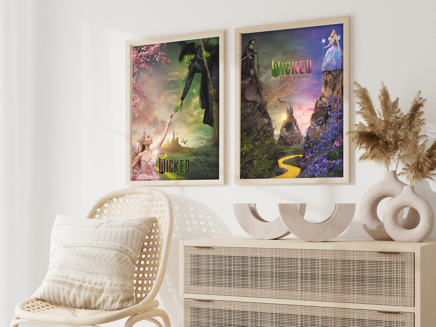 Pair Of Both Wicked Movie Posters