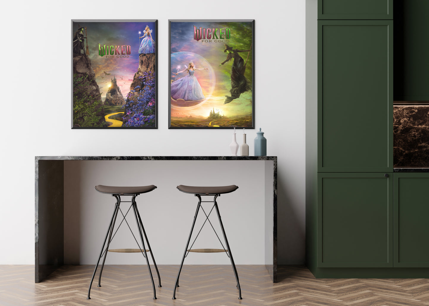 Pair Of Wicked For Good Movie Posters