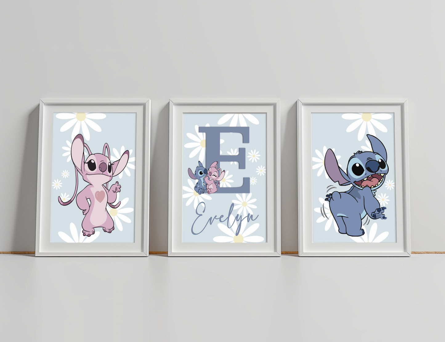 Daisy Lilo & Stitch Personalised Prints