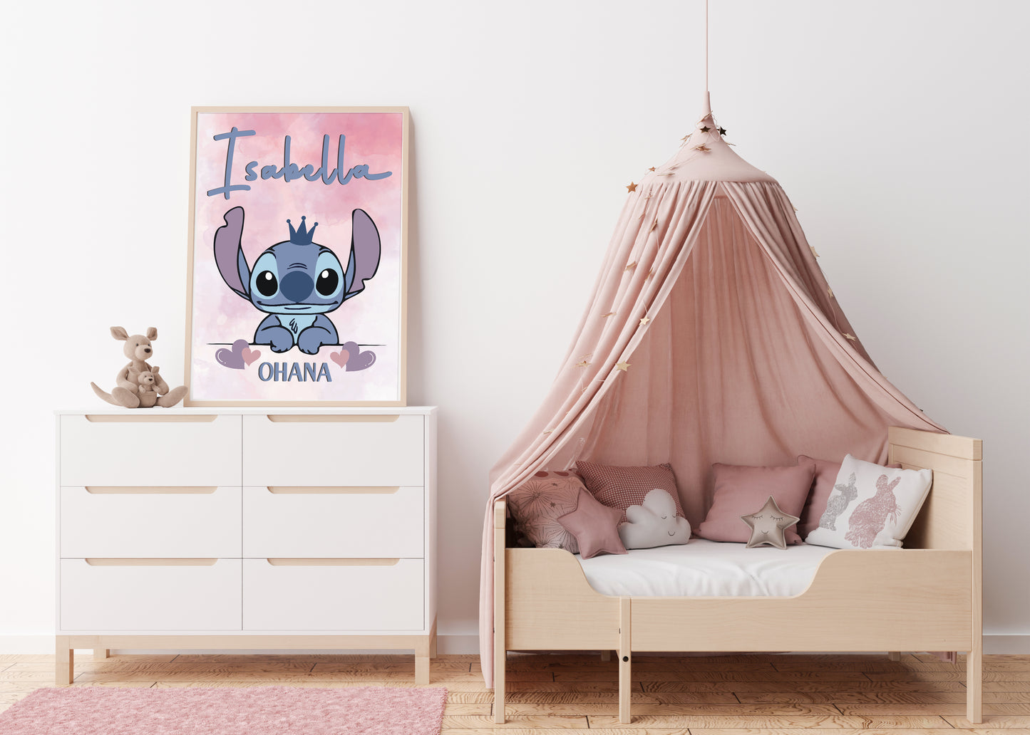 Stitch & Angel Set of 3 Name Prints