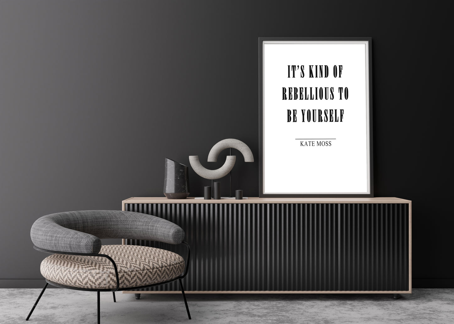 Kate Moss Quote Print