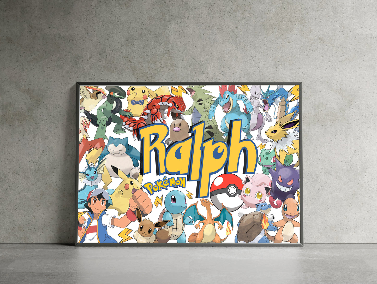 Pokemon Personalised Print