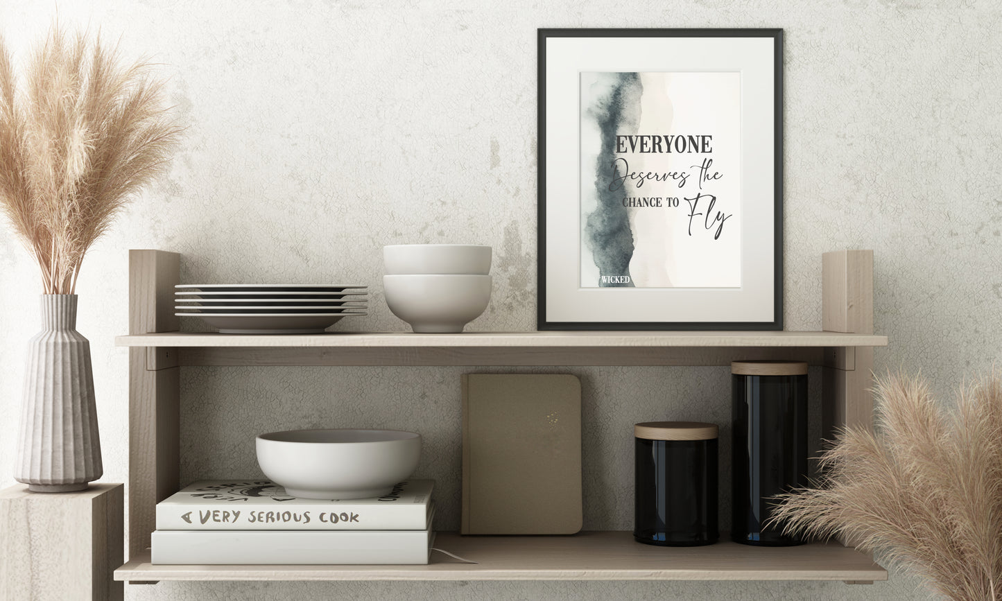Wicked Quote Print