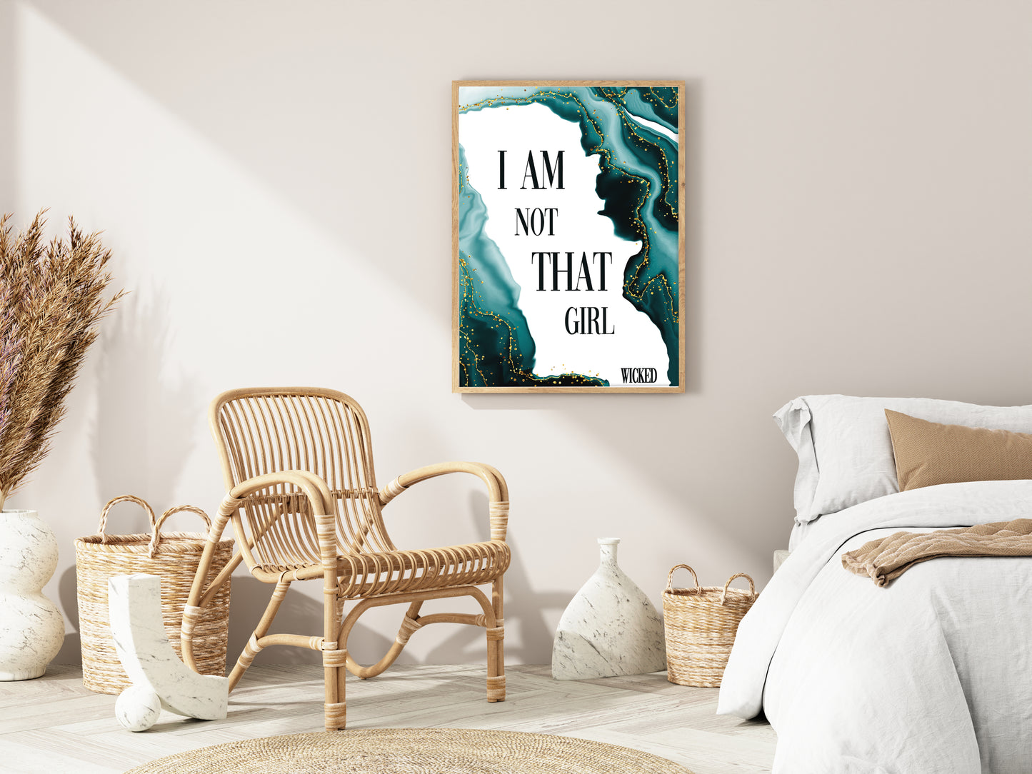 Wicked I Am Not That Girl Quote Print