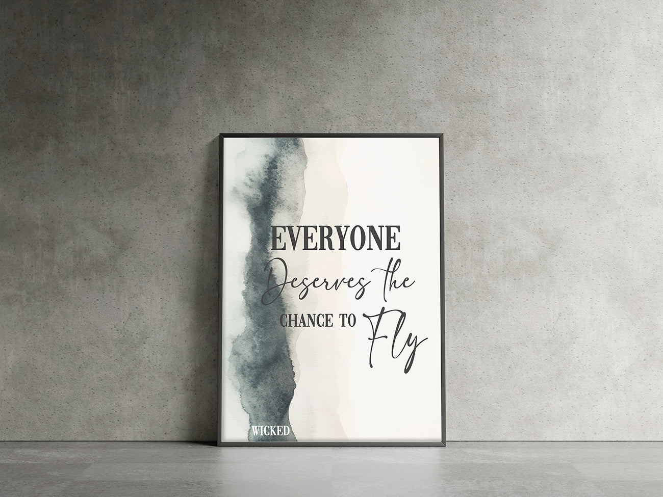 Wicked Quote Print