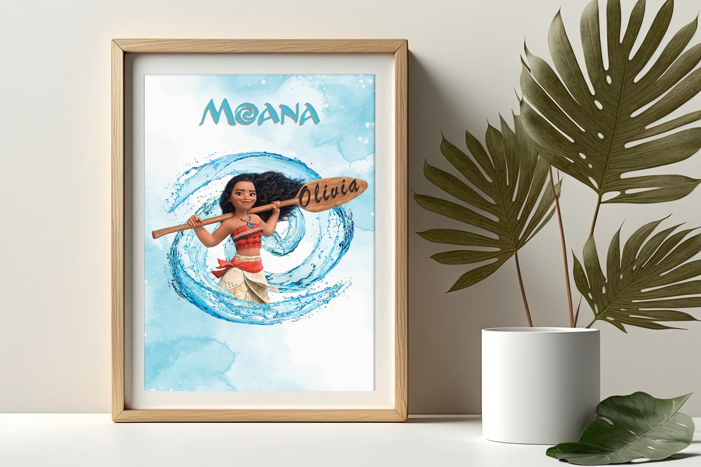 Moana Set Of 3 Personalised Prints